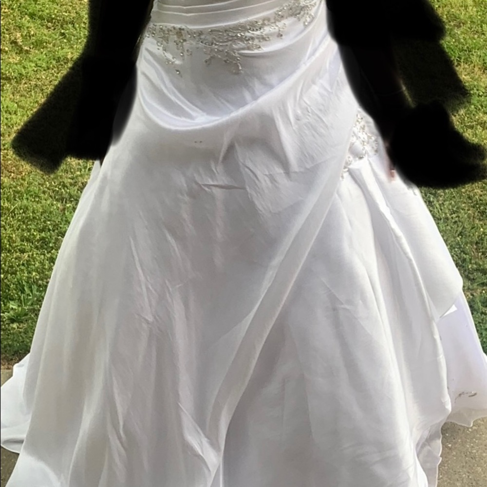 White  quinceanera dress